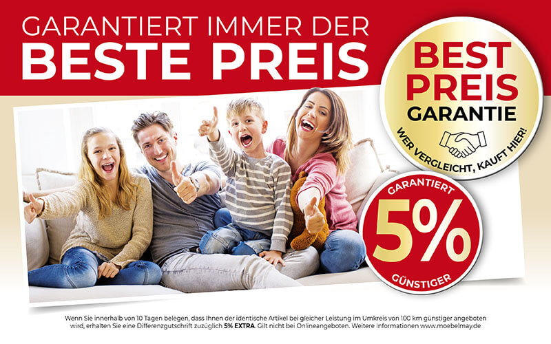 Best Preis Garantie - Garantiert immer der Beste Preis!